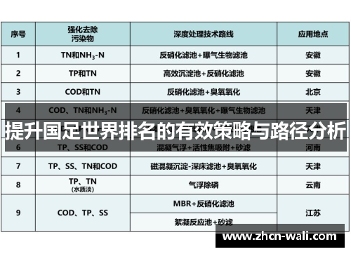 提升国足世界排名的有效策略与路径分析